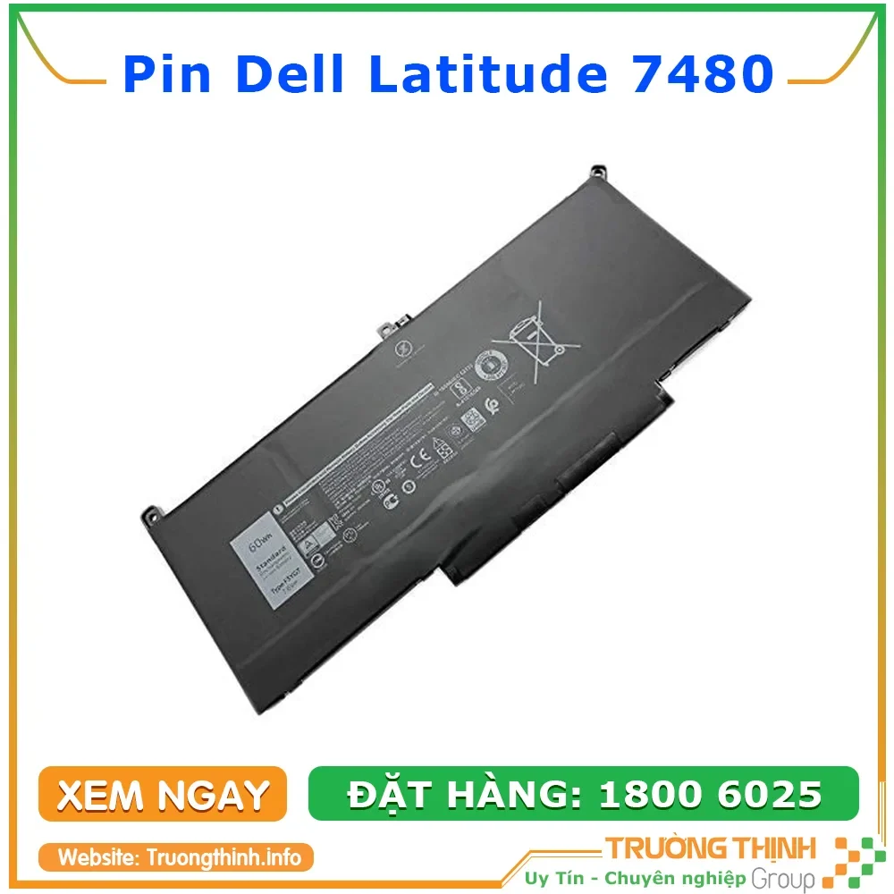 Ảnh tin Pin Laptop Dell Latitude 7480