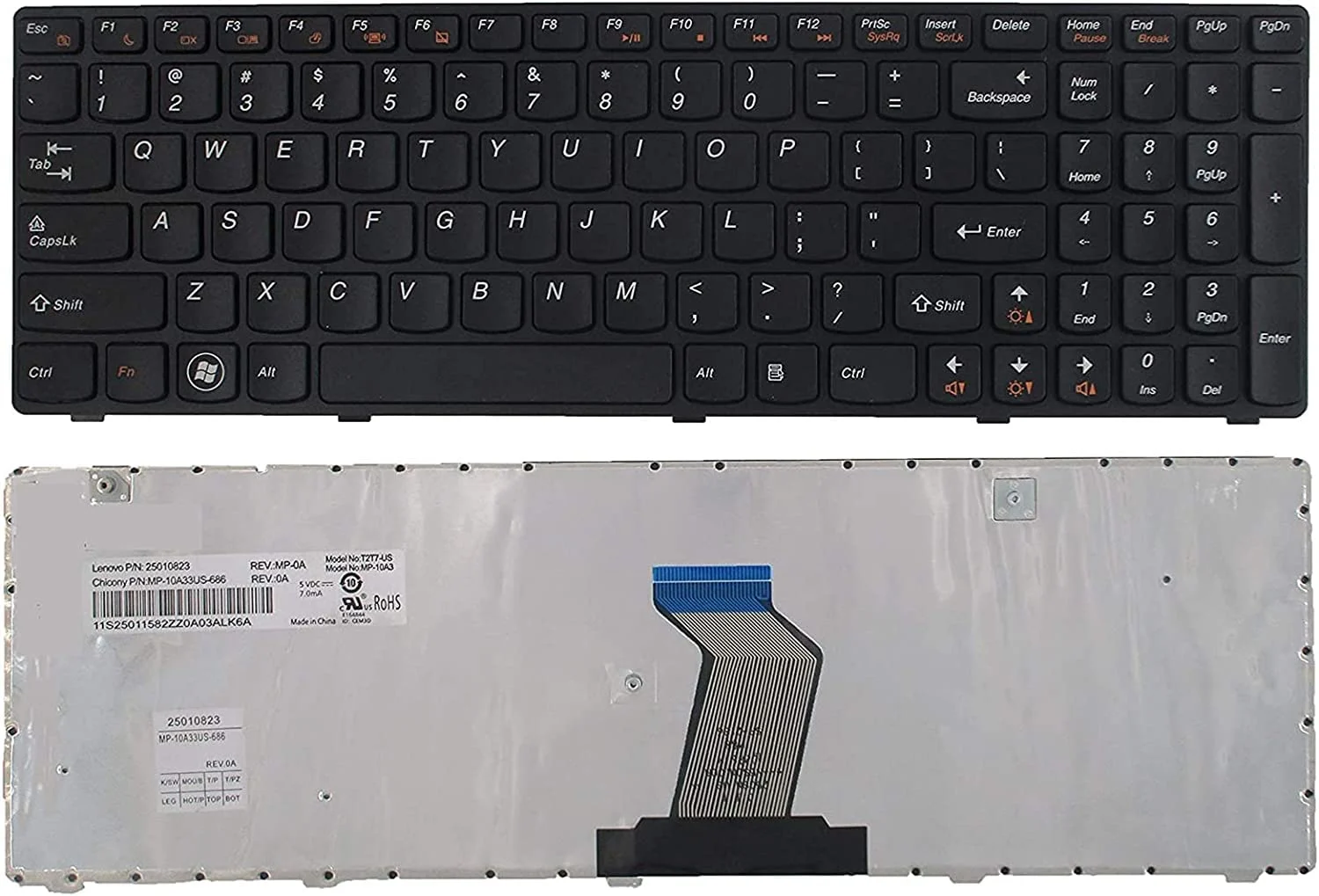 Ảnh tin Bàn phím laptop Lenovo G560, G565