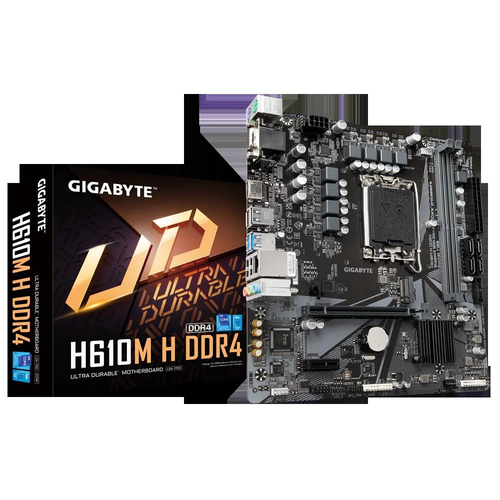 Ảnh tin Mainboard CPU thế hệ 12 Gigabyte H610M H DDR4