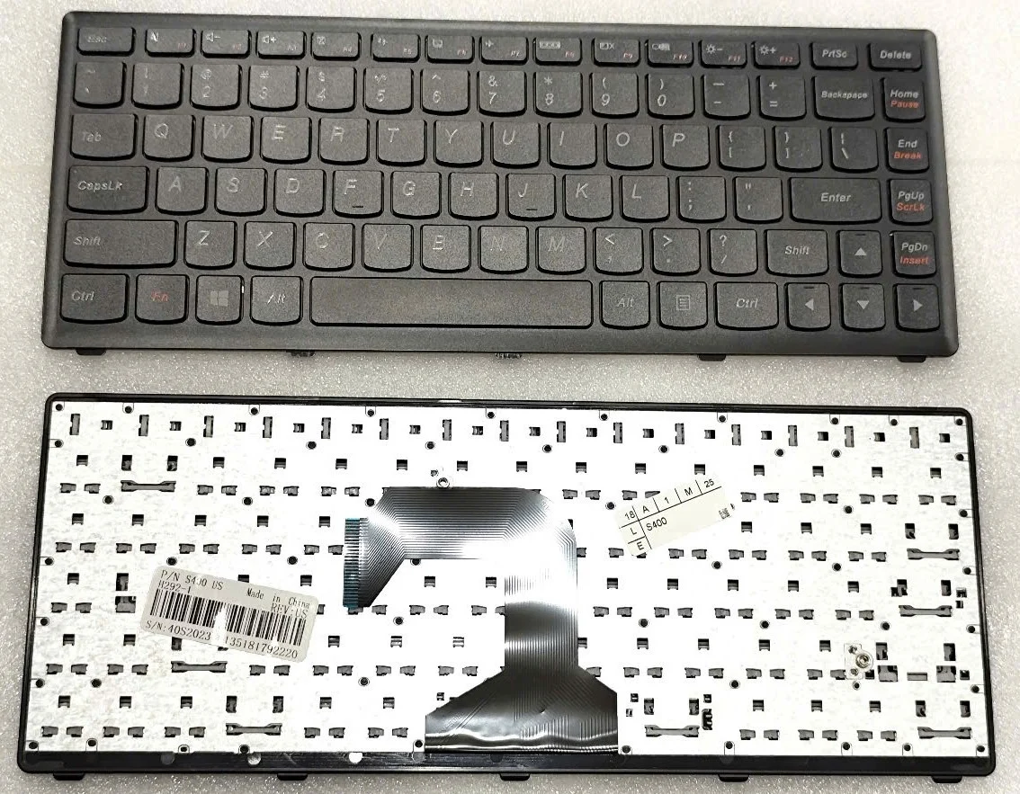 Ảnh tin Bàn phím laptop Lenovo S400, S300, S310, S405, S400U, S410 (Đen, có khung)