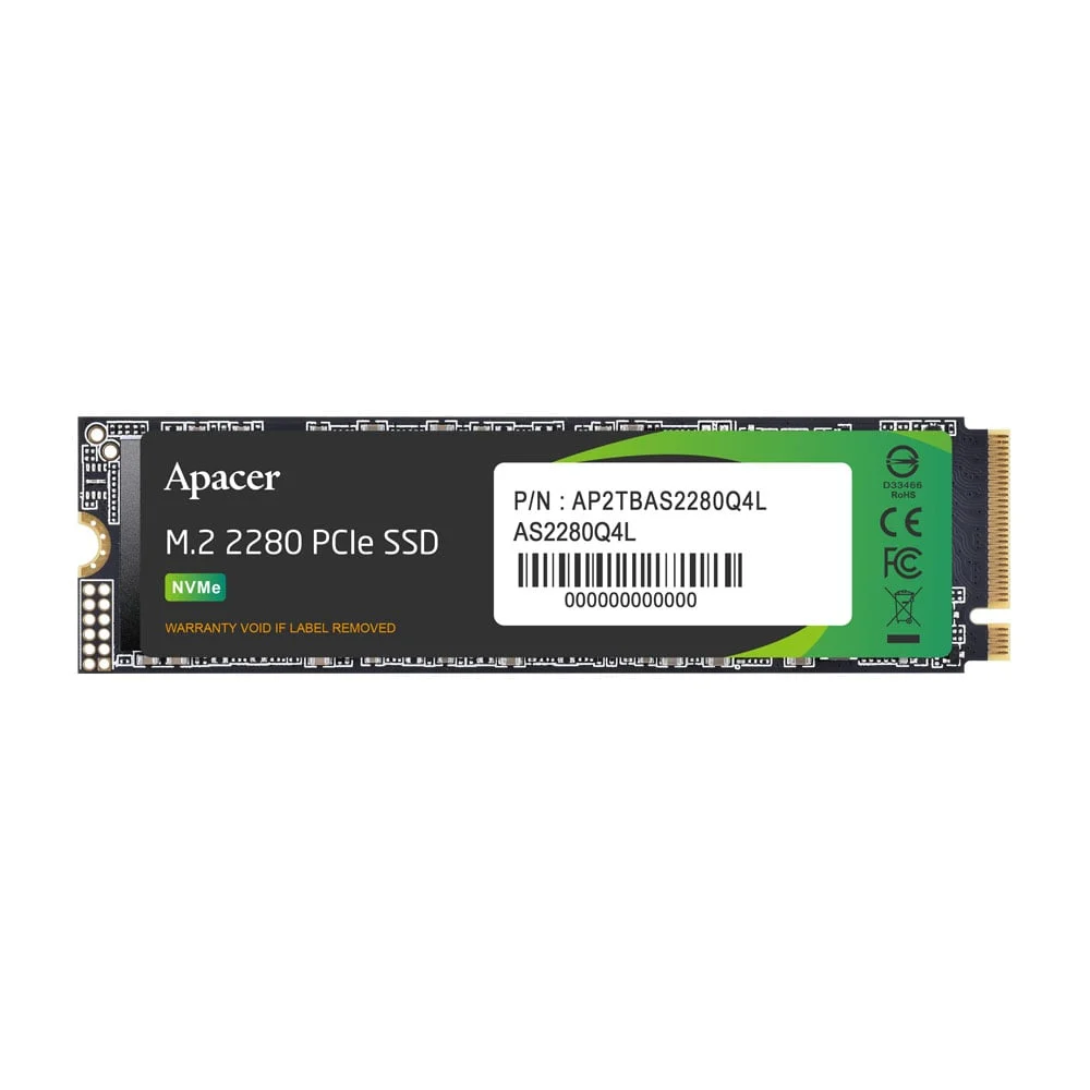 Ảnh tin Ổ cứng SSD Apacer AS2280Q4L 1TB (AP1TBAS2280Q4L-1) | PCIe Gen4 x4 NVMe, M.2 2280