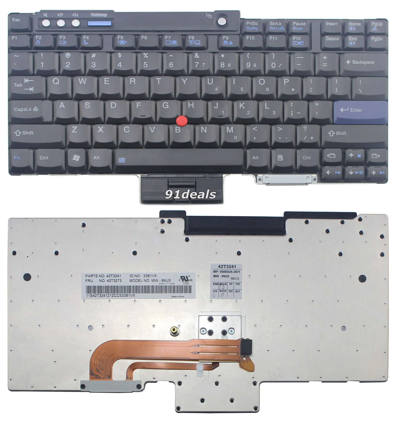 Ảnh tin Bàn phím laptop Lenovo Thinkpad T60, T61, Z60t, Z61, T400, R60, R61, W500, R400, R500, T500, W700…