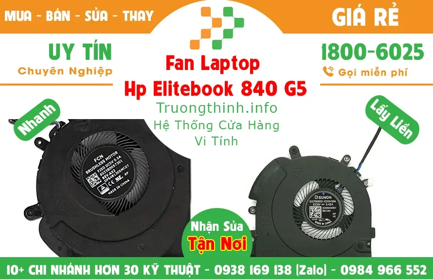 Ảnh tin Fan Quạt Laptop Hp Elitebook 840 G5