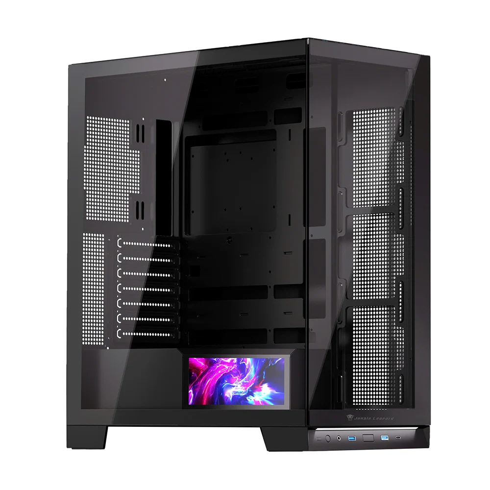 Ảnh tin Thùng máy Leopard AX-8 LCD (Không kèm Fan) | Mid Tower, ATX/M-ATX/ITX, ARGB, Kính cường lực, Đen