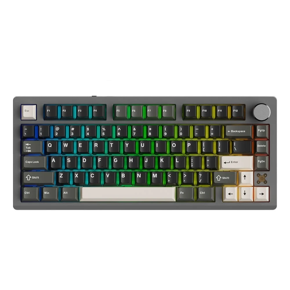 Ảnh tin Bàn phím cơ Gaming Không Dây Dare-U Flex 75 Black Grey | Triple Mode, Gasket Mount, RGB, Pegasus…