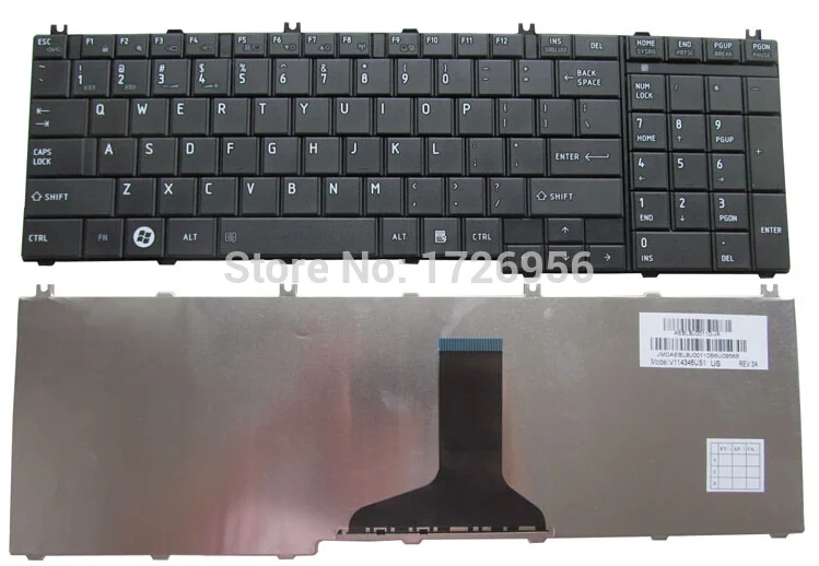 Ảnh tin Bàn phím laptop Toshiba L655, L650, L660, L670, L750, C650, C660, C670, Dynabook T350, B551, B552