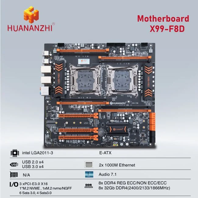 Ảnh tin MAINBOARD HUANANZHI X99 - F8D (DDRAM4) cho máy tính đồ họa 2nd