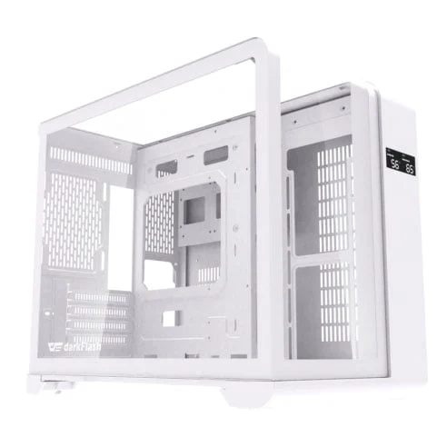Ảnh tin Thùng máy DarkFlash L280M (Chưa kèm Fan) | M-ATX/ITX, Kính cường lực, Trắng