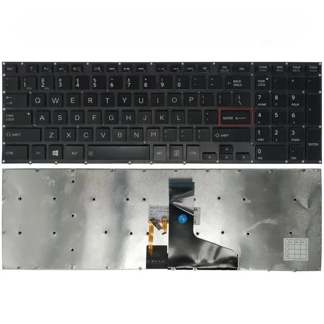 Ảnh tin Bàn phím laptop Toshiba Satellite P50 P55 P55t P50-A P55-A P55t-A5202 (LED, BH 6TH)