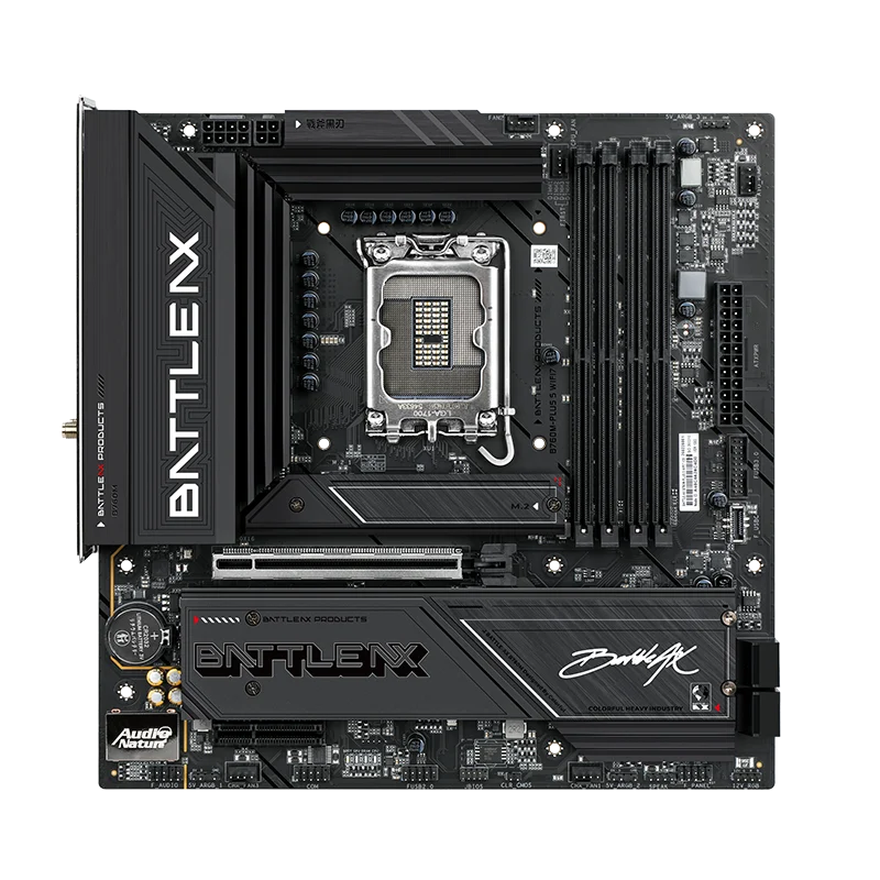 Ảnh tin Mainboard Colorful BATTLE-AX B760M-PLUS S Wifi 7 V20 DDR4 | Intel B760, LGA1700, WiFi 7, Bluetooth…
