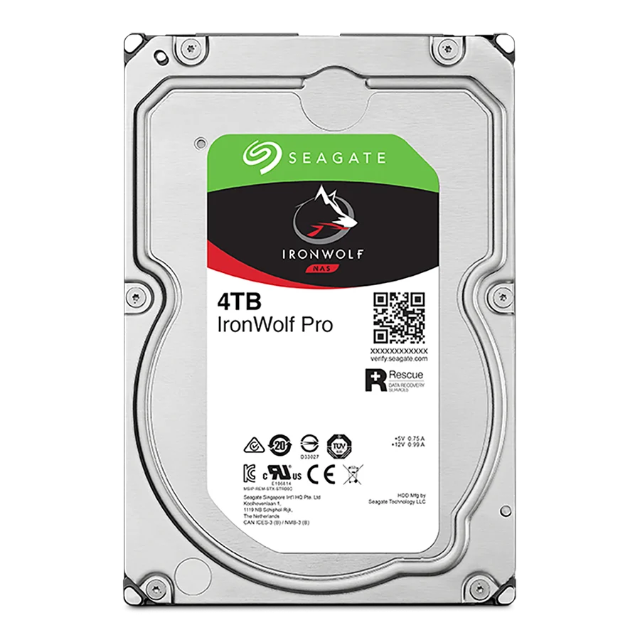 Ảnh tin Ổ cứng HDD 4TB Seagate Ironwolf Pro NAS (ST4000NT001) | 7200RPM, 256MB Cache, CMR