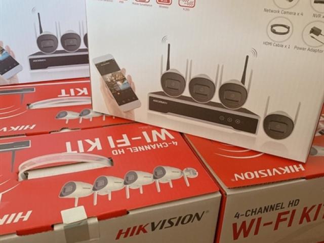 Trọn bộ Kit 4 camera Wifi HIKVISION NK42W0H(D) | Mẫu kiểm thử