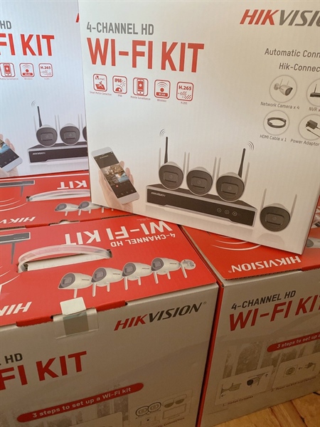 Ảnh tin Trọn bộ Kit 4 camera Wifi HIKVISION NK42W0H(D) | Mẫu kiểm thử