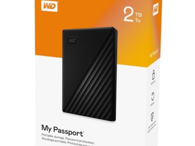 Ổ cứng WD My Passport 2TB black new model