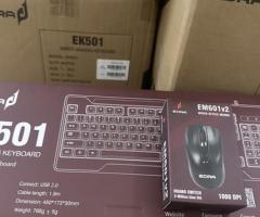 Combo phím chuột E-Dra văn phòng cao cấp ( EM601v2 + EK501 )