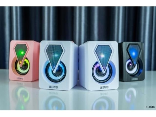 Loa Máy Tính LEERFEI E-1046 Loa Mini TRẮNG