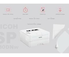 Máy in laser đen trắng Ricoh 230dnw (In đảo mặt tự động, In mạng, Wifi)
