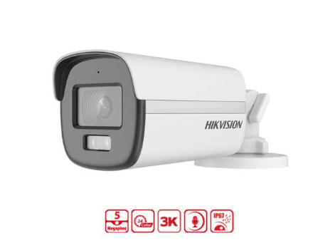 Ảnh tin Camera HDTVI có màu ban đêm 5MP HIKVISION DS-2CE12KF0T-FS