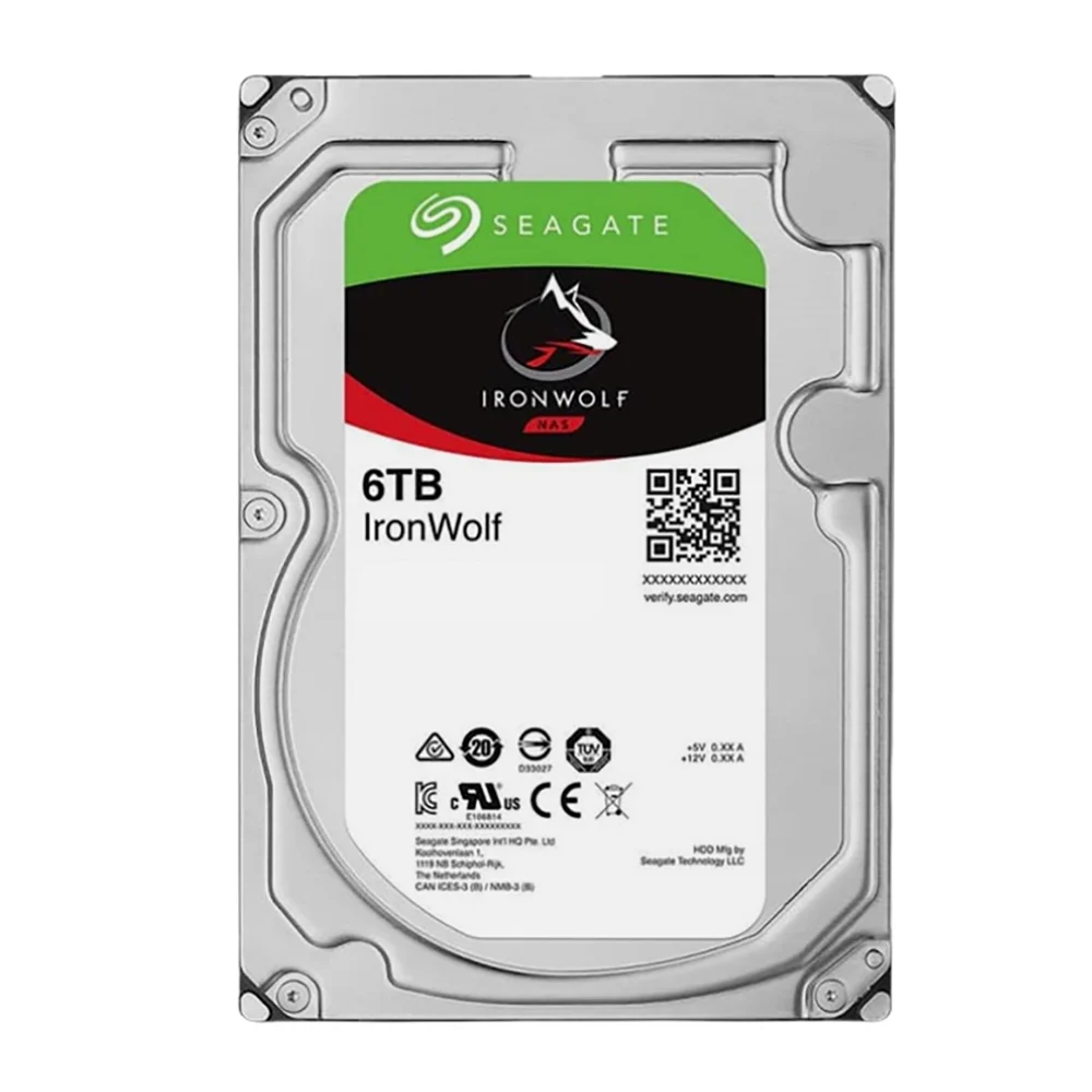 Ảnh tin Ổ cứng HDD 6TB Seagate Ironwolf NAS SATA III (ST6000VN006) | 5400RPM, 256MB Cache, 3.5 inch
