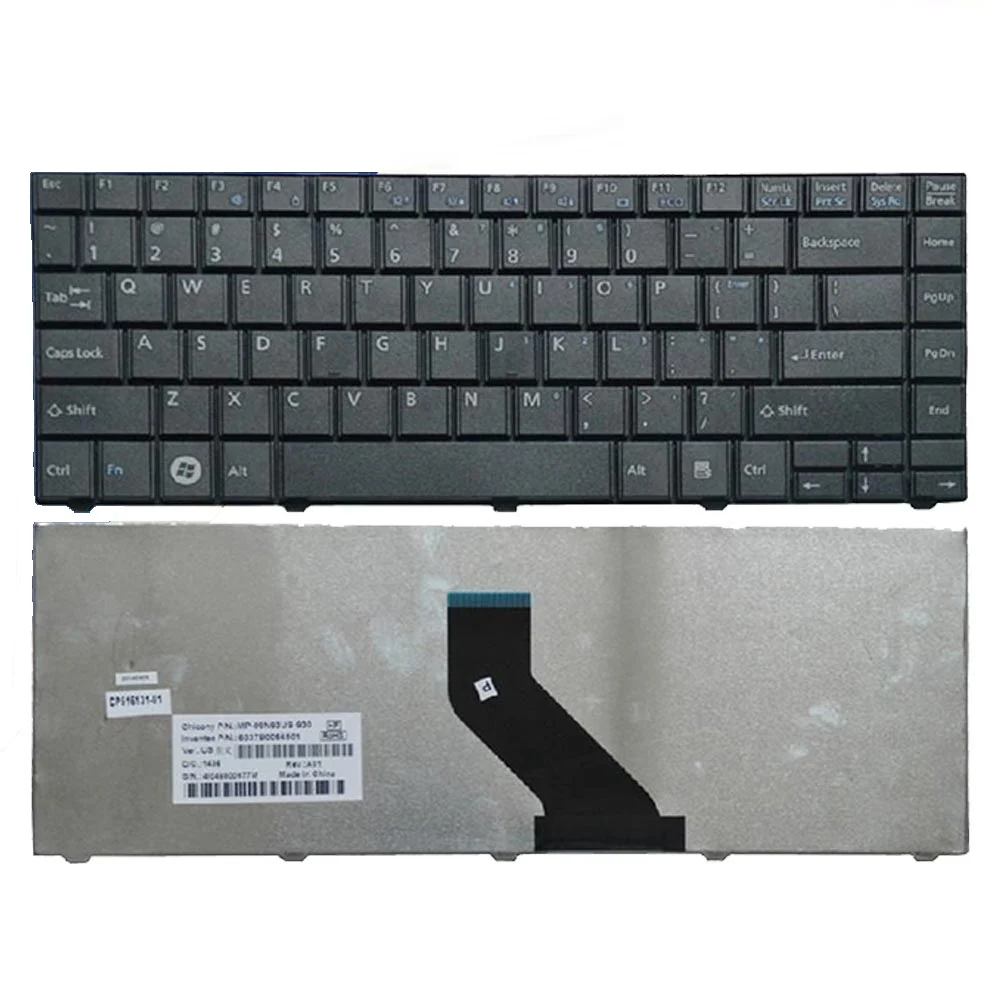 Ảnh tin Bàn phím laptop Fujitsu Lifebook LH520, LH530, LH531 đen không phím số (RENEW, BH 6TH)