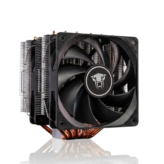 Ảnh tin Tản nhiệt khí Leopard G6 Dual Fan (2 Tháp) | 6 Ống Đồng, 2 Quạt 120mm, PWM 4Pin, Đen