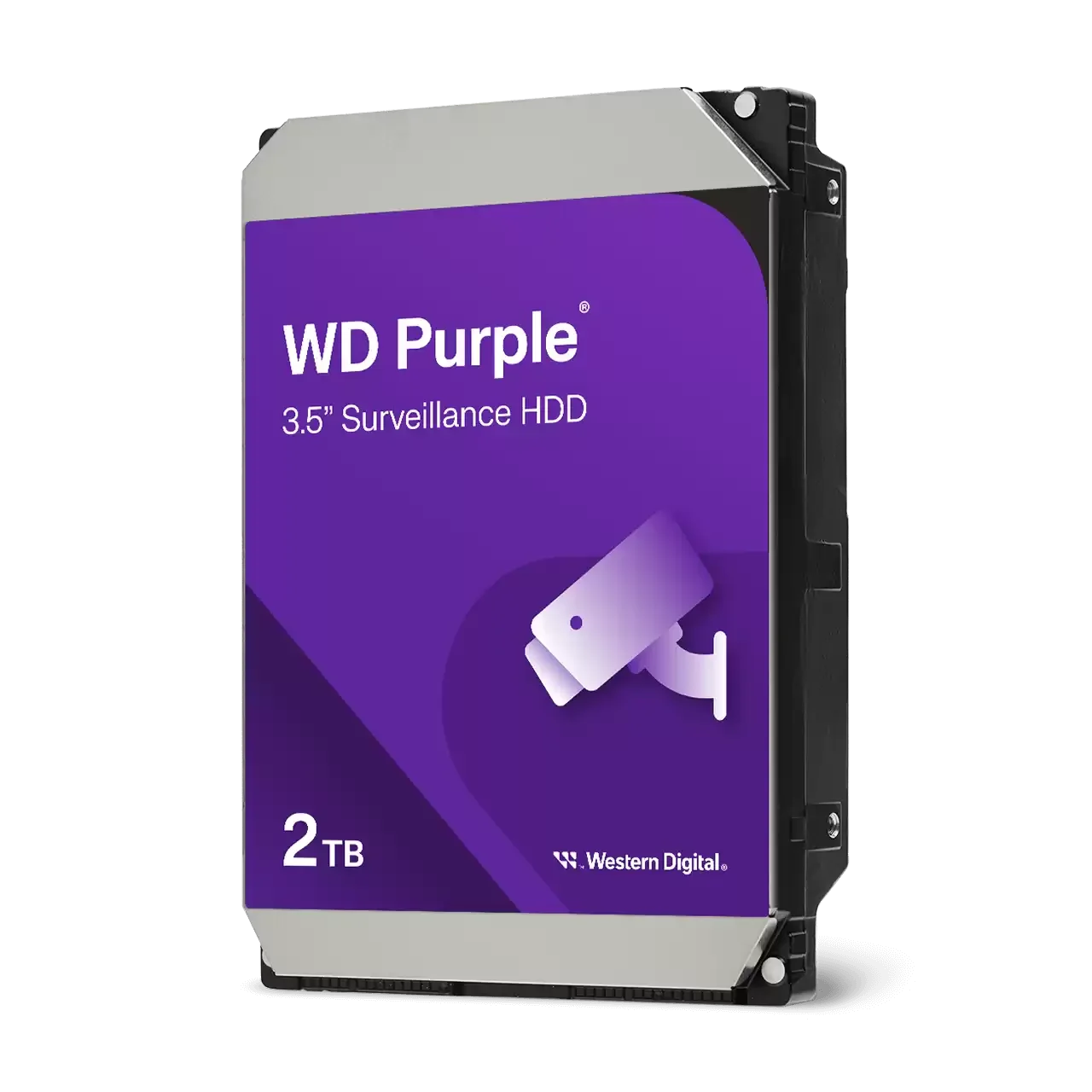 Ảnh tin Ổ cứng HDD Western Digital Purple 2TB WD23PURZ Chính Hãng | SATA III, 3.5", 256MB Cache, CMR