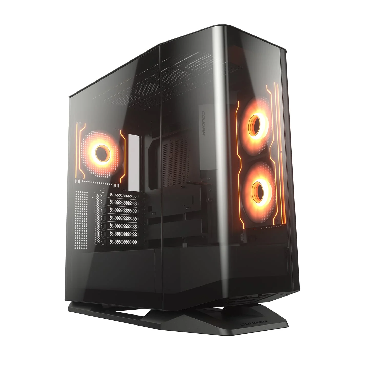Ảnh tin Thùng máy Cougar FV 270 RGB 4F (Kèm Sẵn 4 Fan ARGB) | Mid Tower, Kính cường lực, Đen