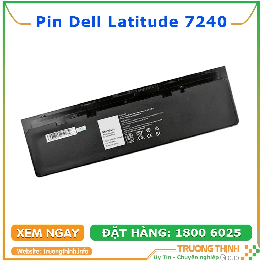 Ảnh tin Pin Laptop Dell Latitude 7240