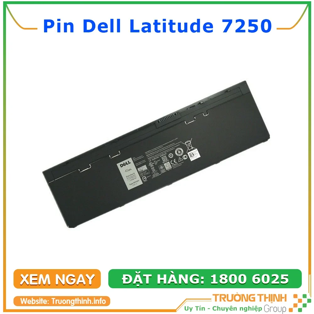 Ảnh tin Pin Laptop Dell Latitude 7250