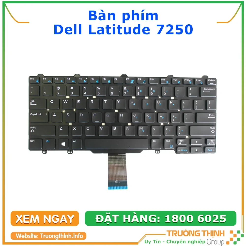 Ảnh tin Bàn Phím Laptop Dell Latitude 7250