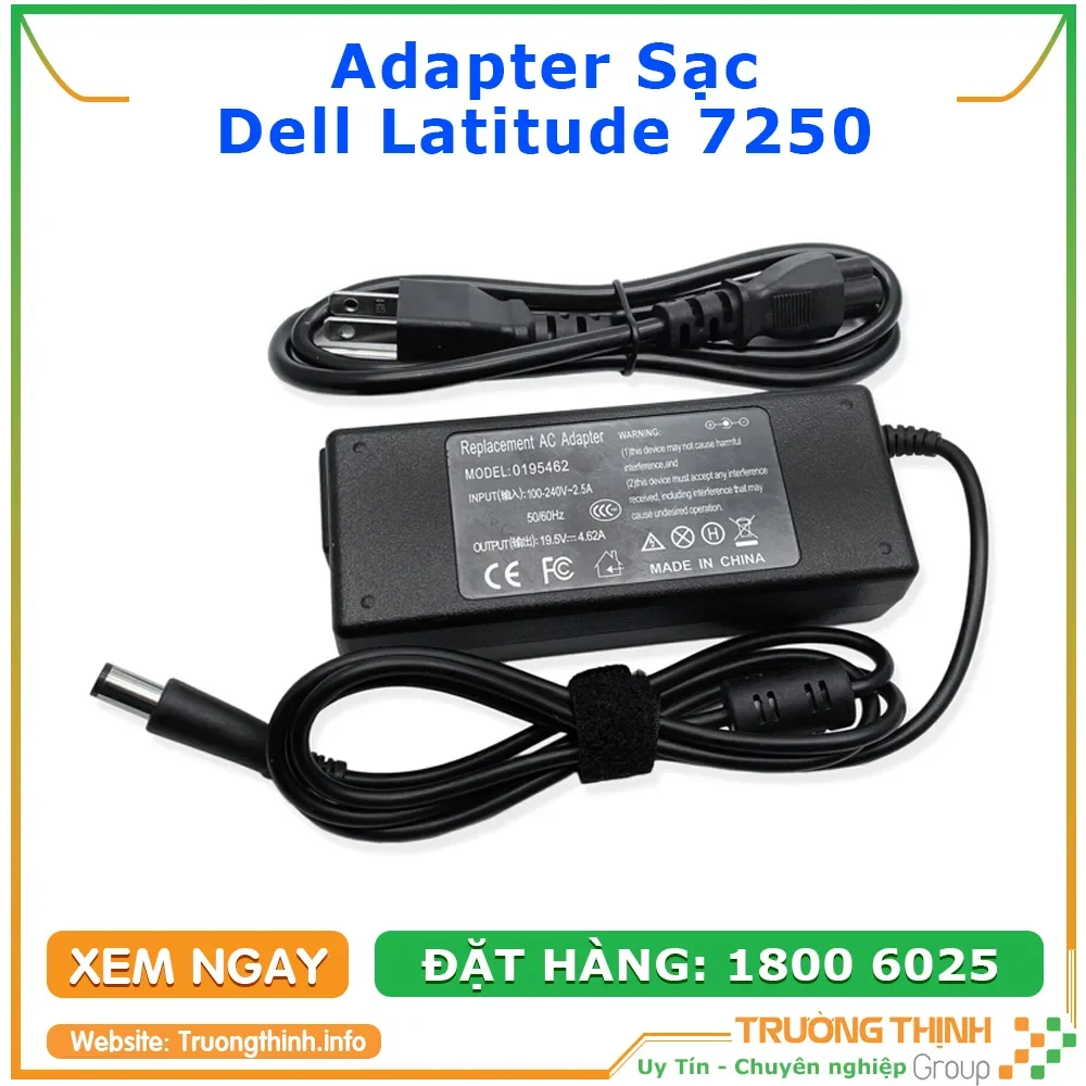 Ảnh tin Sạc Laptop Dell Latitude 7250