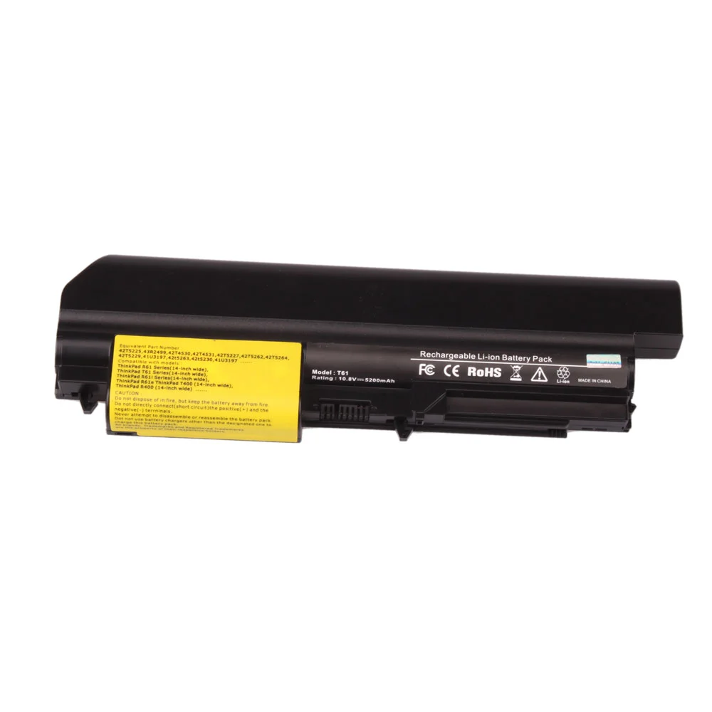 Ảnh tin Pin laptop Lenovo ThinkPad T61 R61 T400 R400 – T60 (6 cell)