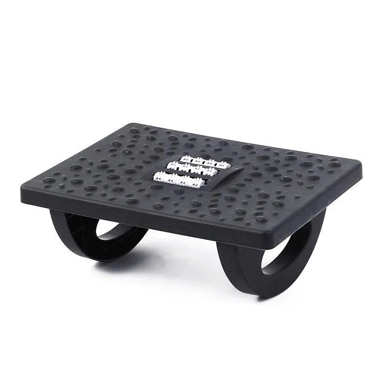 Ảnh tin Kê chân công thái học E-DRA EFR01 | ABS cao cấp, Con lăn massage, Màu đen