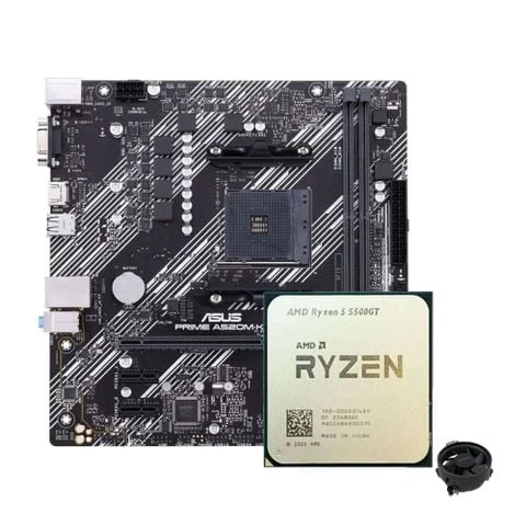 Ảnh tin COMBO AMD R5 5500GT -ASUS A520M-K PRIME