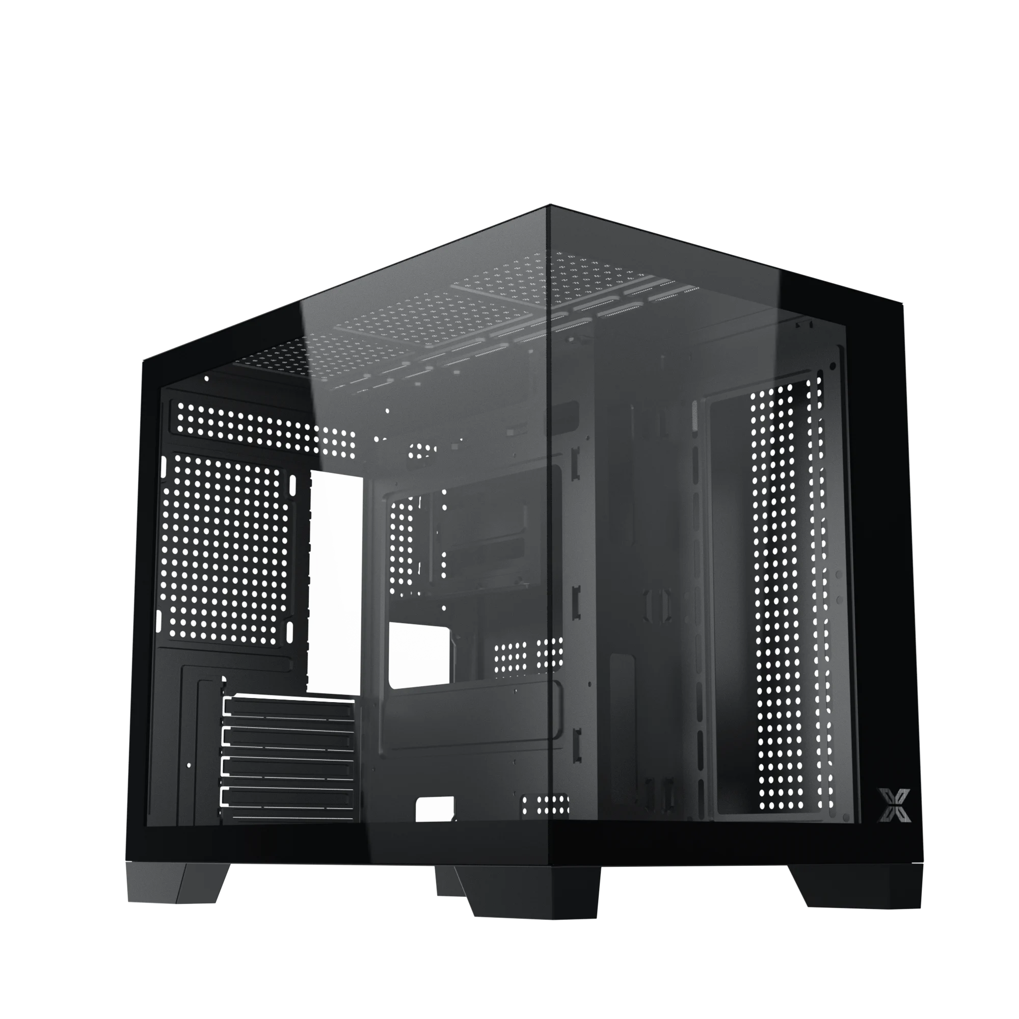 Ảnh tin Thùng máy Xigmatek Aqua ML (EN90038) ATX (Chưa Kèm Fan) | M-ATX/Mini-ITX, Kính cường lực, Đen