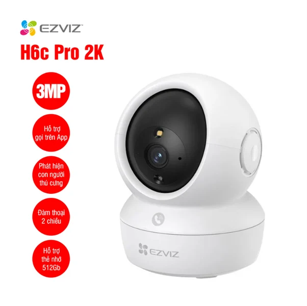 Ảnh tin Camera WiFi quay quét EZVIZ H6c Pro 2K 3MP