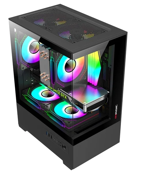 Ảnh tin CASE MAGIC MIX BLACK (M-ATX)