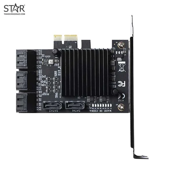 Ảnh tin Card PCIe X1 8 Port Sata III 6Gbps Controller