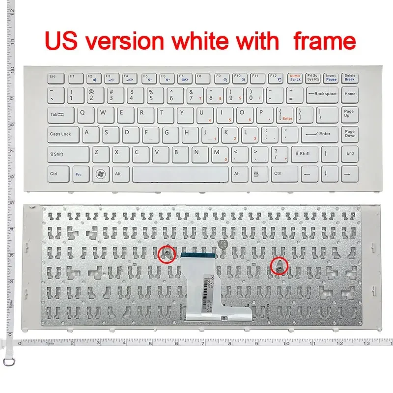 Ảnh tin Bàn phím laptop Sony Vaio VPCEA (Trắng, có khung)