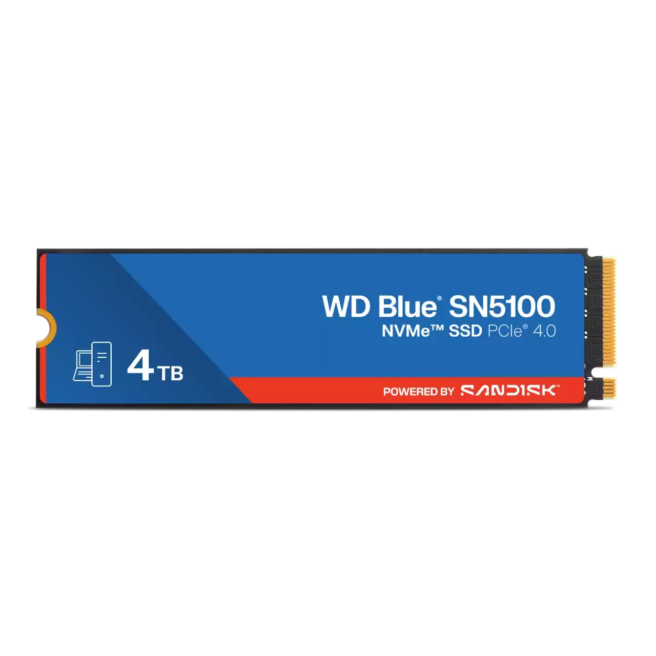Ảnh tin Ổ cứng SSD Western Digital Blue SN5100 4TB | NVMe PCIe Gen4, M.2 2280 (WDS400T5B0E)