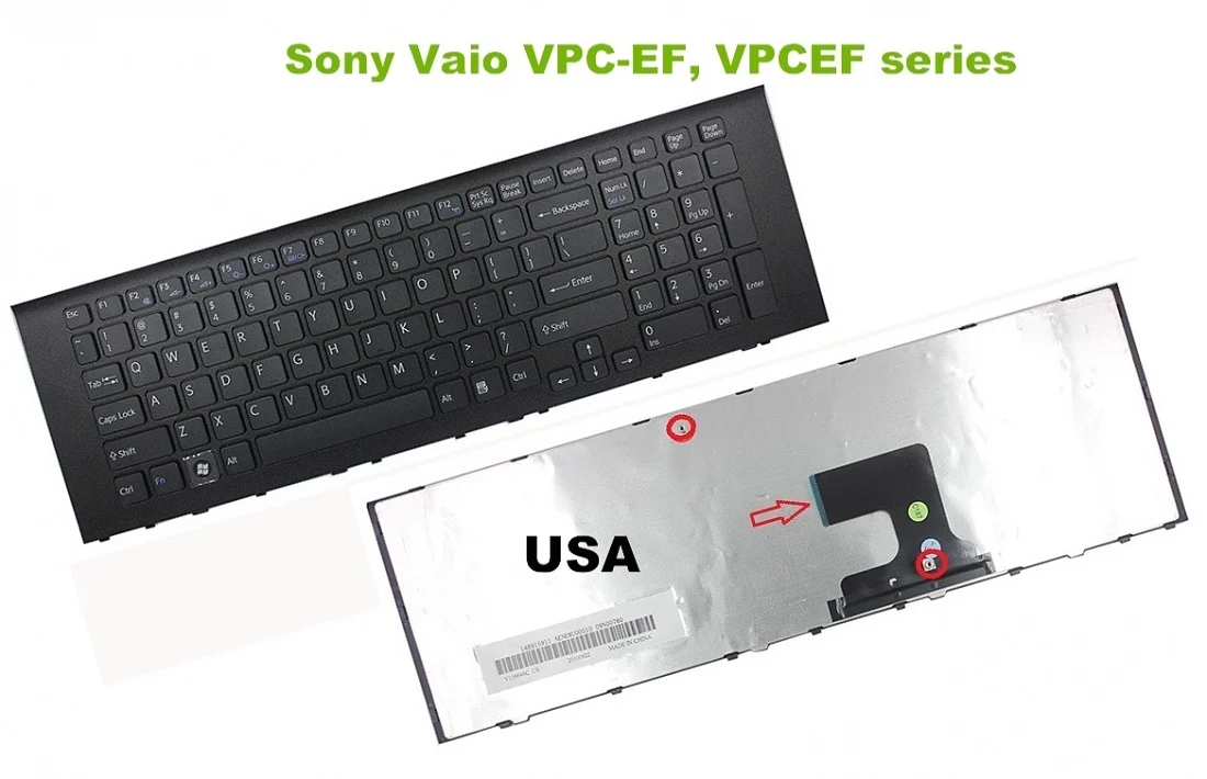 Ảnh tin Bàn phím laptop Sony Vaio VPCEF, VPCEF2M1E, VPCEF3S1E, VPCEF4P1E, VPCEF11FX, VPCEF23FX, VPCEF25FX…