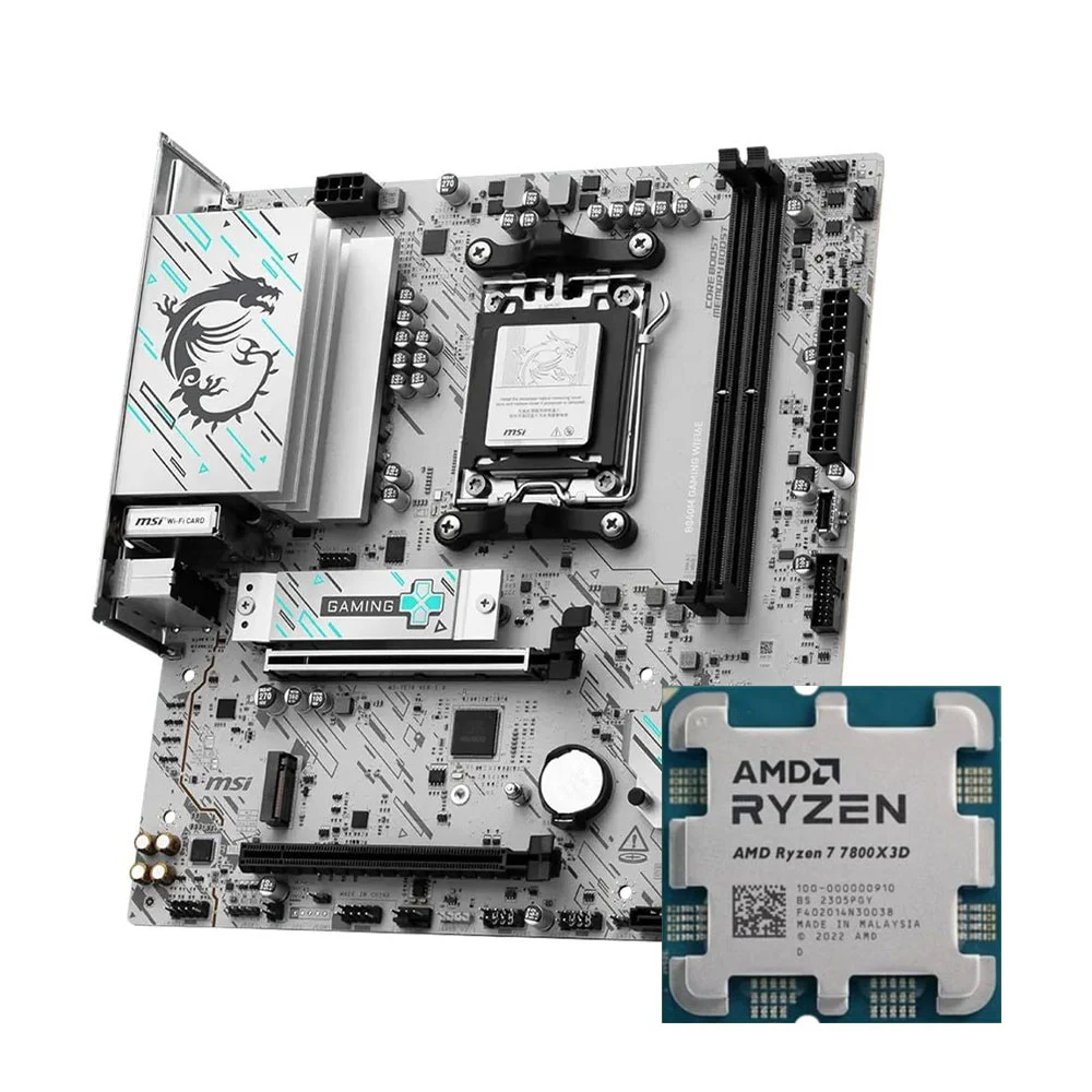 Ảnh tin COMBO AMD Ryzen 7 7800X3D - MSI B840M GAMING WIFI 6E