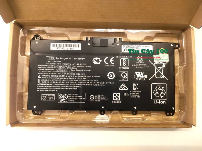 Ảnh tin Pin laptop HP 15--da, 15s-du, 14-ce, 15s-fq, 15s-dk, 14s-dk, 240 g7,340 g5, 348 g5, 340s g7, HT03XL