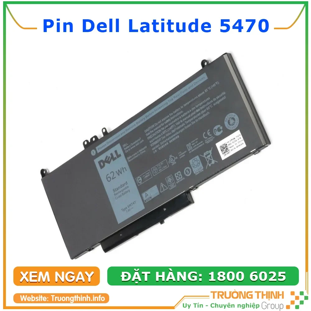 Ảnh tin Pin Laptop Dell Latitude 5470