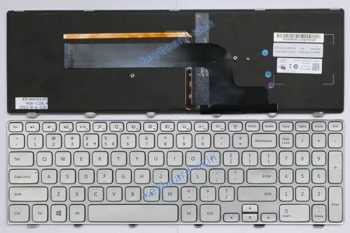 Ảnh tin Bàn phím laptop Dell Inspiron 15 7000, 7537 BẠC CÓ ĐÈN