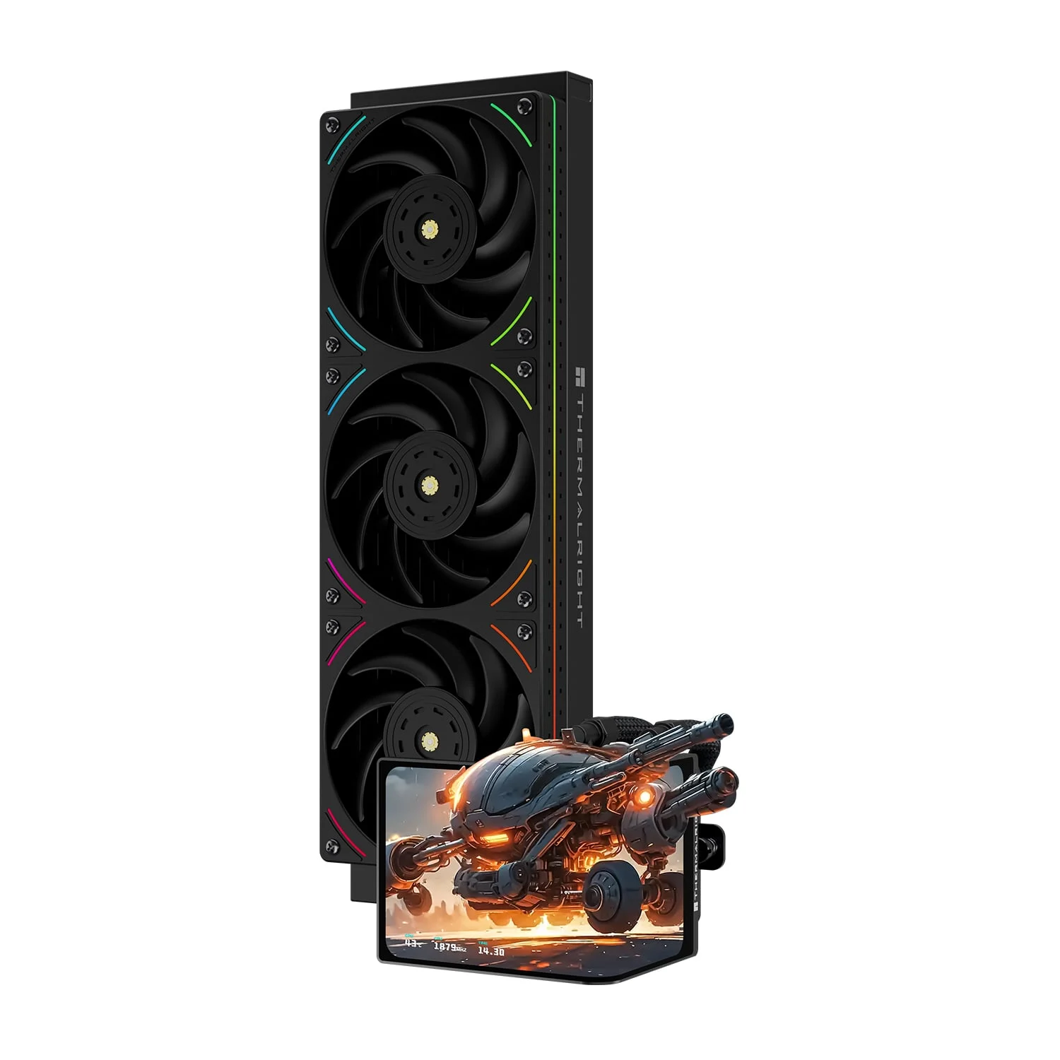 Ảnh tin Tản Nhiệt Nước Thermalright LEVITA Vision 360 UB ARGB | Màn hình 6.67 inch, 360mm, Đen