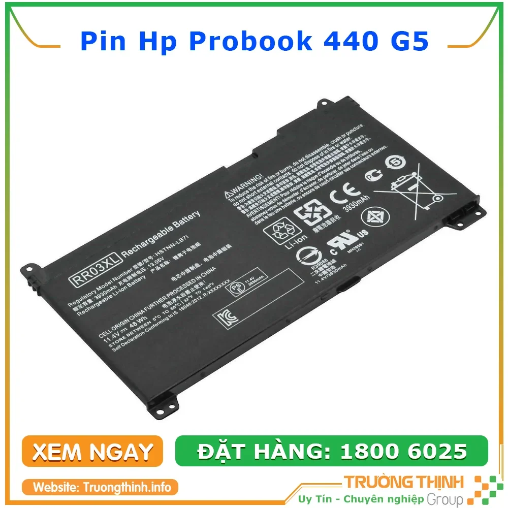 Ảnh tin Pin Laptop Hp Probook 440 G5