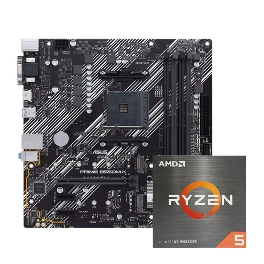 Ảnh tin COMBO AMD Ryzen 5 5600X - ASUS B550M-K PRIME