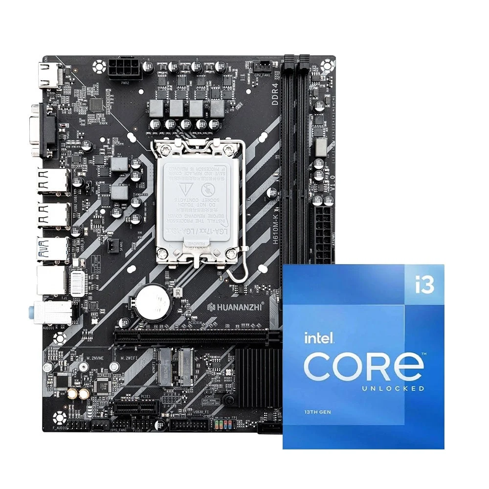 Ảnh tin COMBO CPU I3 12100F Box CH - Mainboard Asus H610M-K HNZ