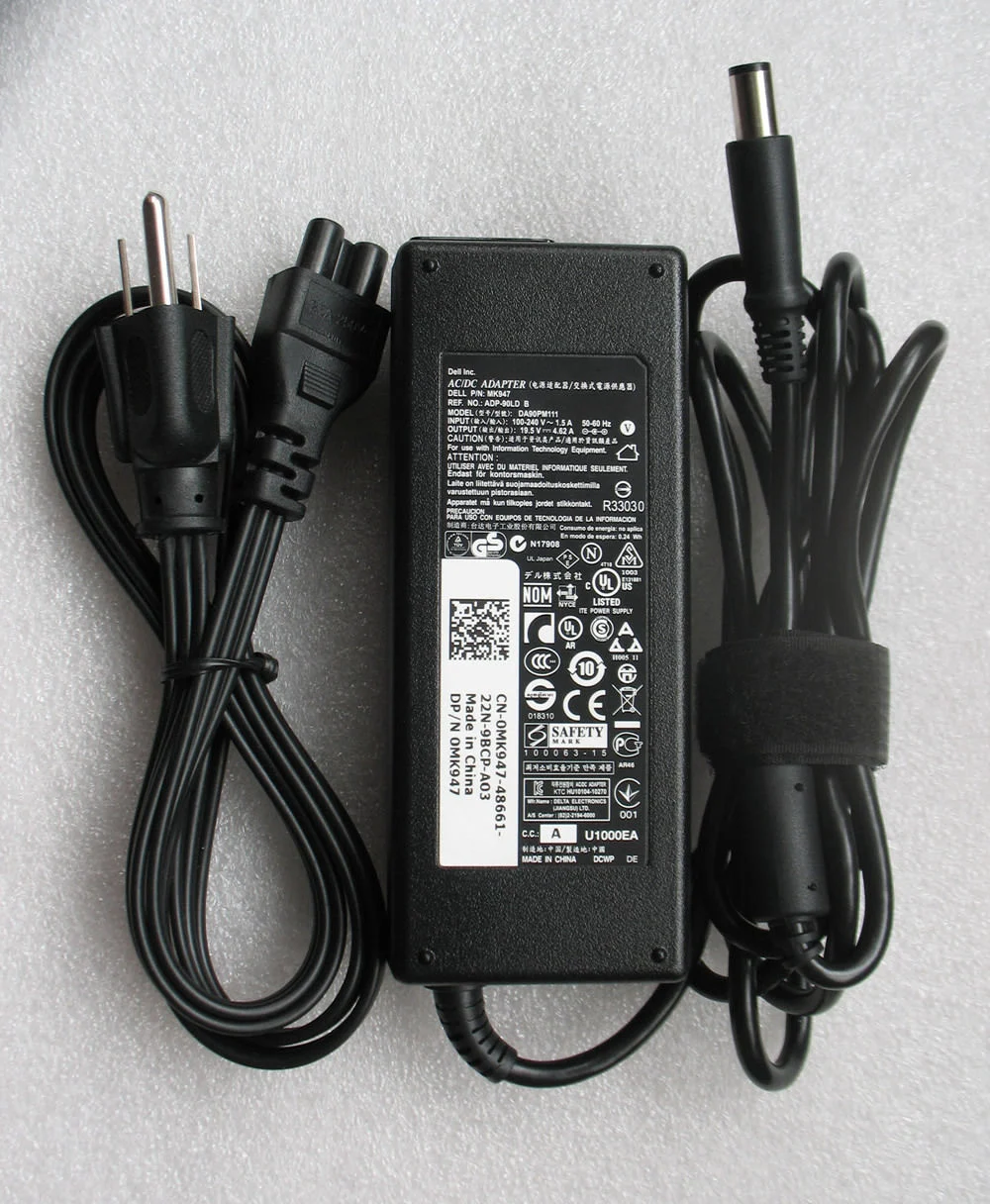 Ảnh tin Sạc laptop Dell 19.5V-4.62A (Đầu kim) – ZIN
